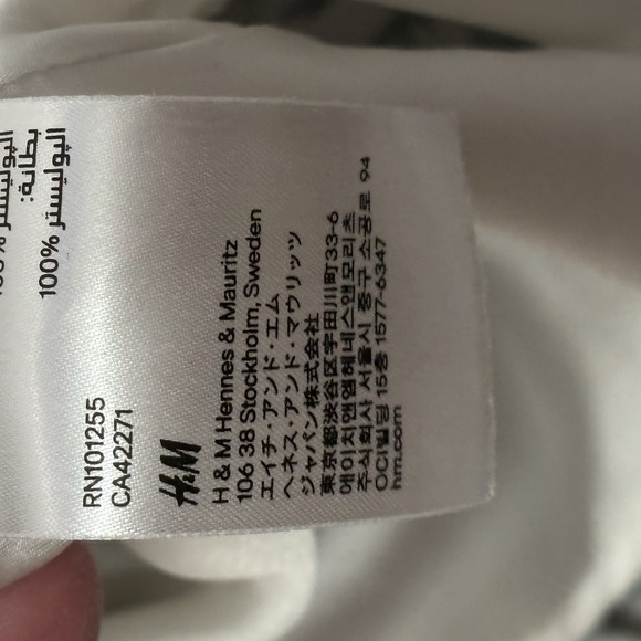 H&M Hummingbird Print Trapeze Top Flowy Boho Bird Blouse Women's Size Medium - Picture 10 of 10